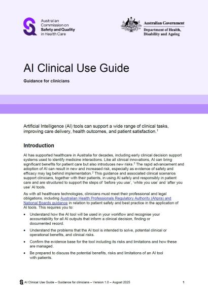 AI Clinical Use Guide icon