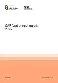 Cover image of 'CARAlert annual report: 2025' document