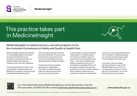 Cover image of 'MedicineInsight practice poster' document