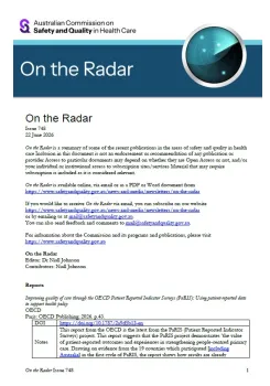 Thumbnail image for On the Radar newsletter issue 748