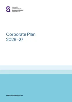 Cover of 'Corporate Plan 2026-27' document