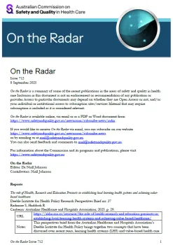 Front page image of On the Radar Issue 712