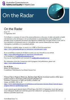 Front page image of On the Radar Issue 713