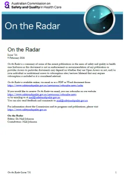Front page image of On the Radar Issue 731
