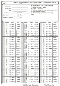 Audit data collection form