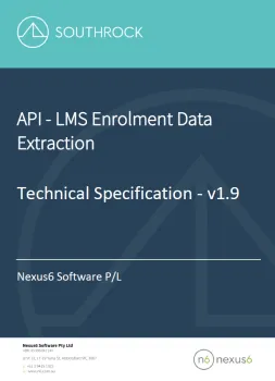 API - LMS Enrolment Data Extraction - Technical specification