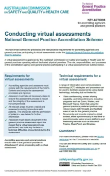 Conducting virtual assessments under the NGPA Scheme