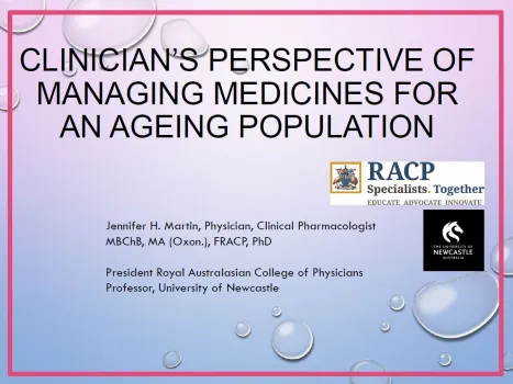 Managing medicines