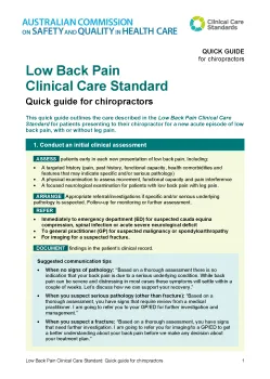 Quick guide for chiropractors