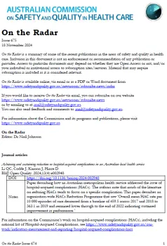 Image of On the Radar Issue 675