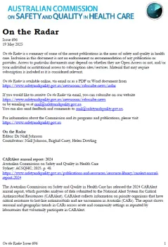 Image of On the Radar Issue 696