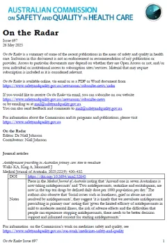 Image of On the Radar Issue 697