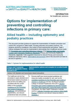 thumbnail_-_options_for_implementation_preventing_and_controlling_infection_primary_care_allied_health