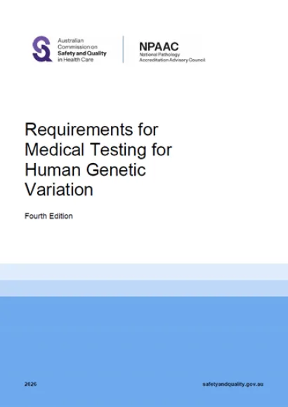 Medical Testing On Humans Requirements for Medical Testing for Human Genetic Variation (Fourth ...